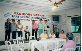 Denise Bonini, que se despede da presid�nciae apresentando os candidatos aos Conselhos